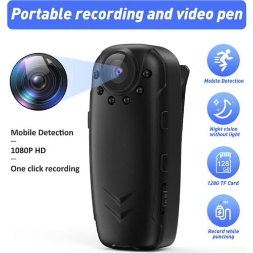 New Mini Camera Law Enforcement Digital Video Recorder Body Camera With Wide Angle Infrared Night Motion Detecting Function