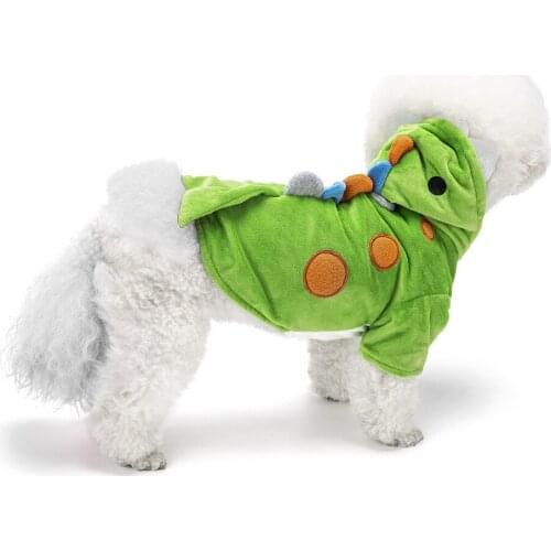 New Fashion Pet Dog Clothes Three-dimensional Dinosaur Autumn and Winter Puppy Cat Costume Halloween Dog Cat Costume Pets Puppy