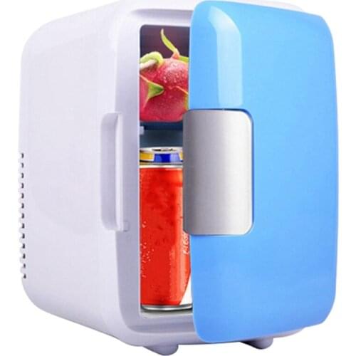 Portable 4L Large Capacity Home Car Freezer Low Noise Mini Fridge Desktop Refrigerator 12V Cooler Heater Universal Car Supplies