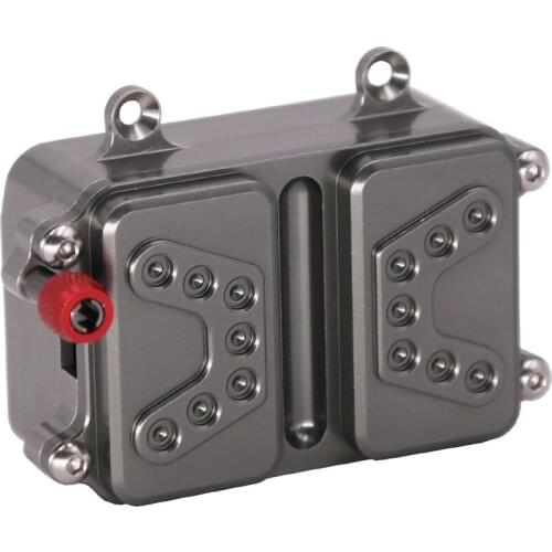 RC Car Radio Receiver Box Portable Interactive Present Case Tool Children for 1/10 RC Crawler Car Axial SCX10 90046