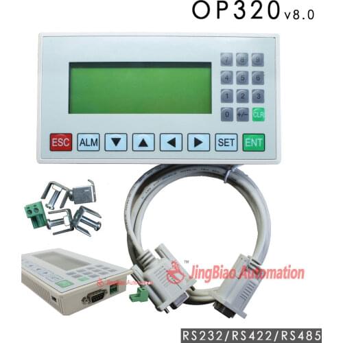 Text display MD204L OP320-A panel display screen HMI with RS232/RS422/RS485 for various PLC,support the modbus protocol 3X 4X