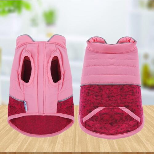 Warm Pet Dogs Clothes Cute Warm Casual Coats with High Collar for Winter and Autumn Puppy Cloth for Pet Dog Puppy Supplies