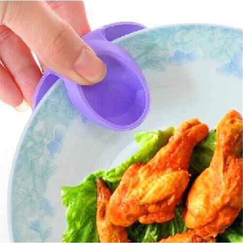 Heat Proof Oven Mitts Anti-Slip Plate Dish Tray Pot Holder Clip Silicone Gloves For Microwave Finger Kitchen Gloves Random Color