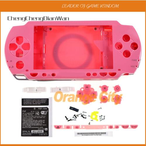For psp1000 psp 1000 Complete Housing Shell Cover Case Replacement Buttons Kit With Sticker Replacement