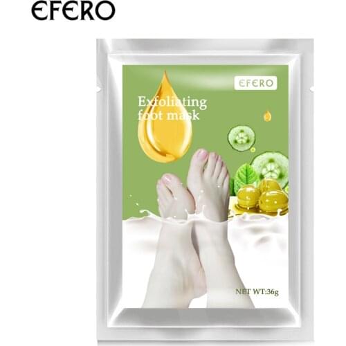 2pcs=1pair Foot Mask Dead Skin Remover Exfoliating Foot Mask Socks for Pedicure Feet Mask Peeling Mask TSLM2