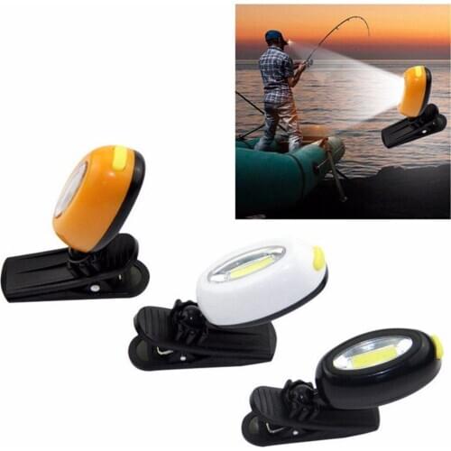2019 New Clip-on LED Cap Hat Light Headlight Camping For Hiking Fishing Night Lamp