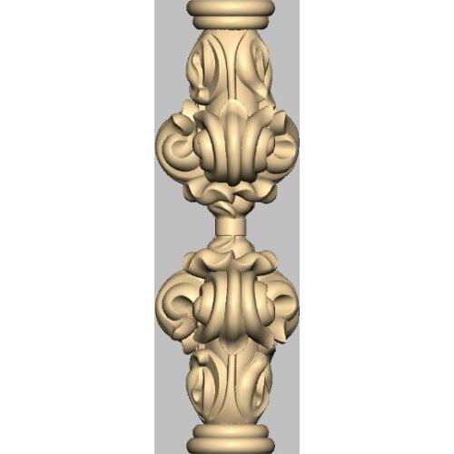 3D STL format furniture part pattern design for cnc router woodworking 875