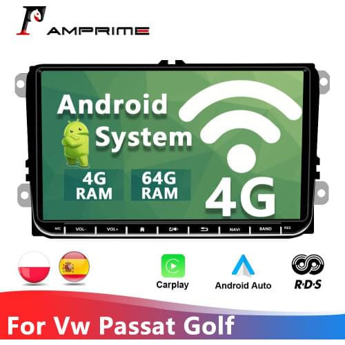AMPrime Android 2 Din 7'' HD Car Multimedia GPS Navigation Touch screen Support Wifi Car Audio Stereo USB TF FM Camera