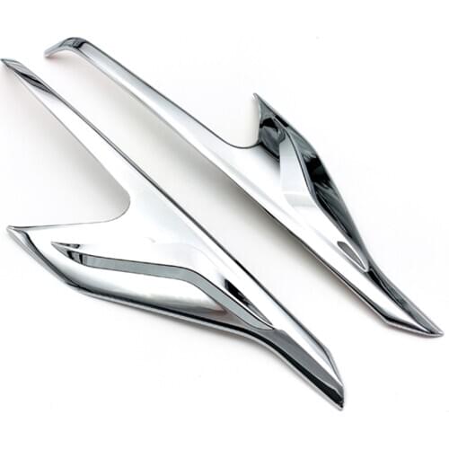 For Toyota Alphard AH30 2019 Sport Edition Headlight Lamp Decoration Cover Trim Stainless Steel Exterior Accessories