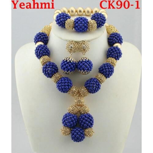 Fantastic White African Wedding Nigerian Beads Jewelry Set Crystal Bridal Fashion Jewelry Set 2019 Free Shipping CK90-1