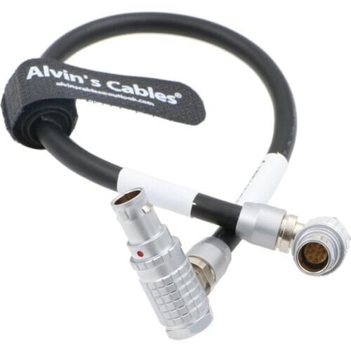 Alvins Cables Z CAM E2 Sync Cable for Dual Camera Right Angle 10 Pin Male to 10 Pin Male Right Angle Cord for K2 Pro Prototype