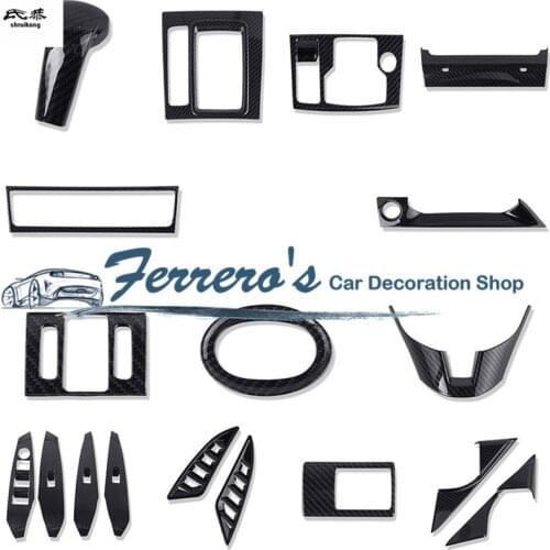 Free shipping Car stickers carbon fiber grain ABS material Interior decoration cover for 2017 2018 mazda 6 ATENZA