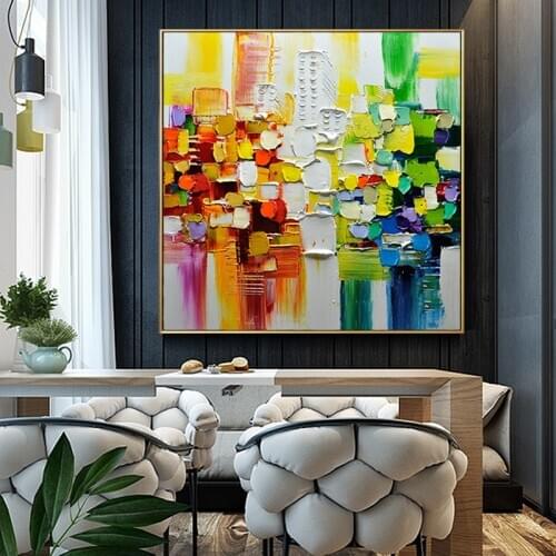 Large Size wall painting Hand Painted Landscape Oil Painting on Canvas Wall Art Pictures For Living Room Home Decor painting