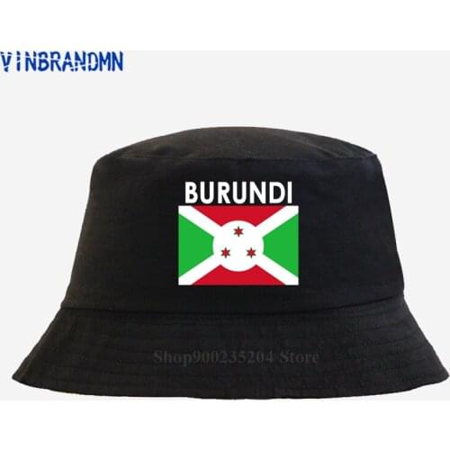 Popurlarity Army Burundi Burundian East Africa BDI BI Bucket hats casual new fashion summer hat High Quality cotton Fishing hats