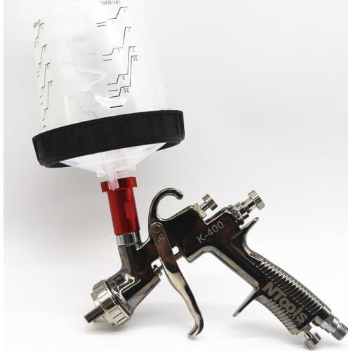 LVLP Spray Gun Paint Mixing Cup Air Spray Gun Paint Gun 600CC Paint Sprayers Air Spray Gun With PPS Cup And Spray Gun Adapter