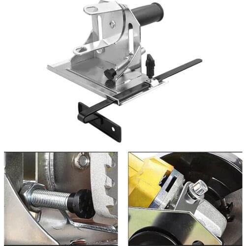 Angle Grinder Stand Durable Adjustable Cutting Depth Width Conversion Tool Base Slotting Stand Tools for 100mm Angle Grinder