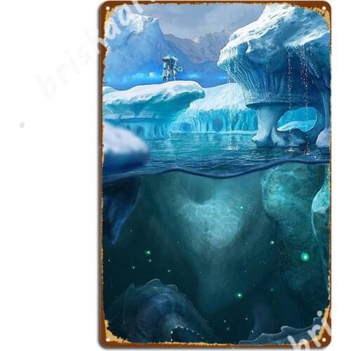 Subnautica - Indie Game Metal Signs Wall Decor Wall Vintage Club Party Tin sign Posters