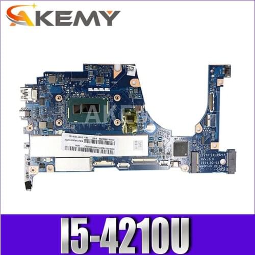 For Lenovo YOGA 2 13 Laptop Motherboard FRU 5B20G19207 LA-A921P with I5-4210U 1.70GHz CPU 8GB RAM original mothebroard