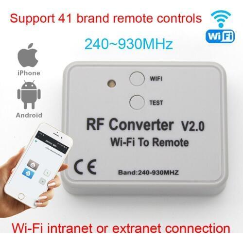 WiFi to Remote RF Converter Switch Garage Door Controller Garage Door Opener APP Remote Control WIFI garage gate door remote 433