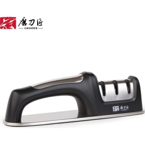 TAIDEA3 slots Knife Sharpener Non-slip Safe use quick Grinding knife Hard alloy Diamond ceramics coarse stage ceramic stage fine