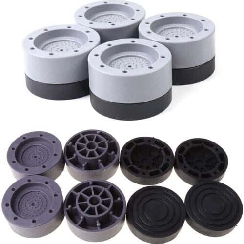 4pcs Shock and Noise Cancelling Washing Machine Support Anti-slip Anti Vibration