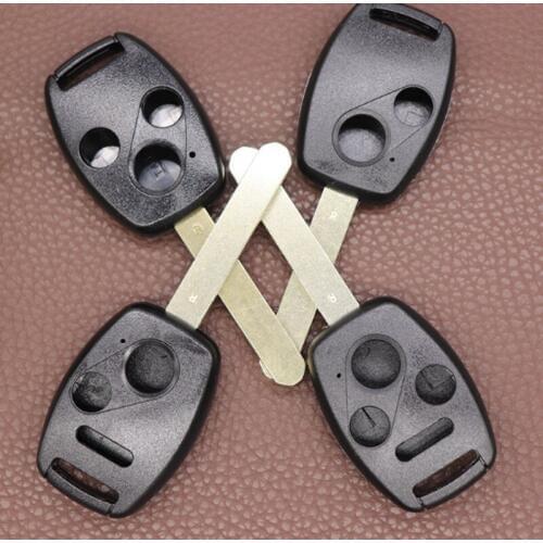 DAKATU Replacement Remote Car Key Shell For Honda Accord Civic CRV Pilot Insight 2 2+1 3 3+1 4 Buttons Fob Auto Key Case Cover