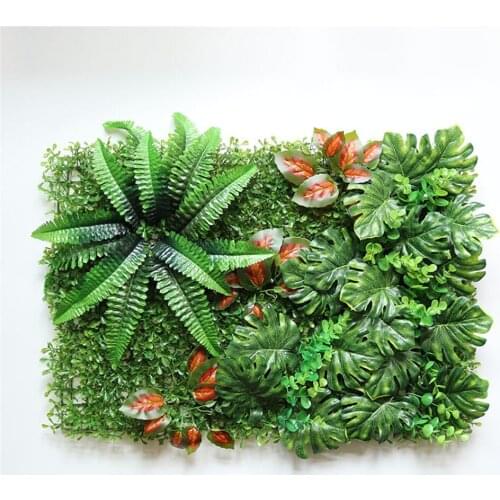 60*40cm Artificial Plant Lawn DIY Background Wall Simulation Grass Leaf Lawn Wedding Carpet Home Decor Grass Carpet Turf Office