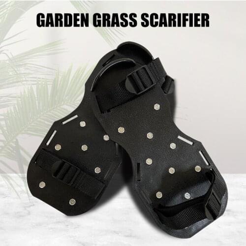 Lawn Aerator Sandals Garden Nail Shoes Garden Yard Grass Cultivator Scarification Lawn Aerator Nail Shoes TN88