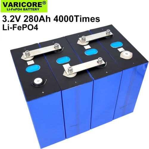 New Original EVE 3.2V 280Ah LiFePO4 battery DIY 12V for Electric car RV Campers Golf Cart Off-Road Solar Wind Class A TAX FREE