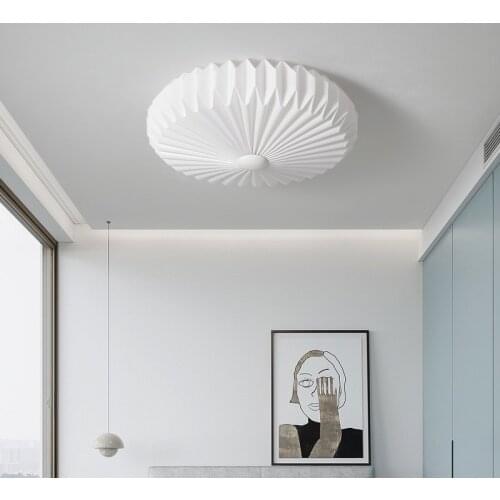 Nordic Acrylic Flower Ceiling Lamps Modern Art Individual Three Color Dimming Light for Living Room Bedroom Decor Led Chandelier