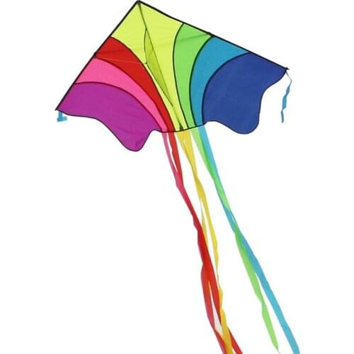 Free shipping rainbow kite children kite eagle kite outdoor flying hcxkite factory bee kites for kids trilobite kite windzak