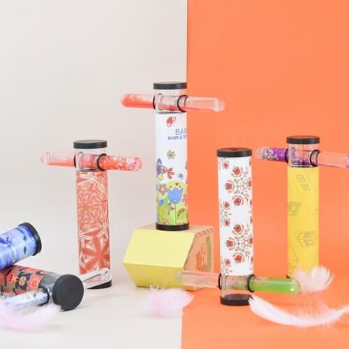Glitter Wand Kaleidoscope Baby Toy Quicksand Kaleidoscope Classic Toys Funny Light Shadow Science Educational Toys For Children