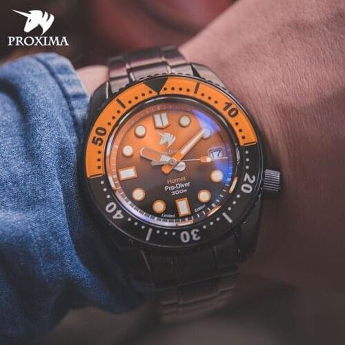 Roxima 2021 Mens And Womens Casual Mechanical Watch Sapphire Crystal Automatic Diving Watch NH35 Quartz Watch Reloj Hombre