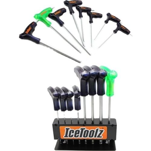 Icetoolz Bicycle Torque Wrench 2-8mm Screw Bolts Tightness Tool TwinHead Wrench Set bike tools multitool set of tools 7M85