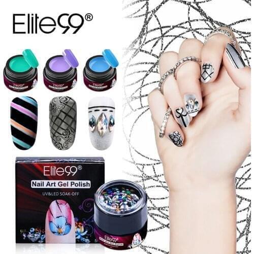 Elite99 5ml Drawing Nail Gel Polish Painting Gel Varnish With Diamond Nail Art Decoration Creative Manicure UV Gel Nail Polish
