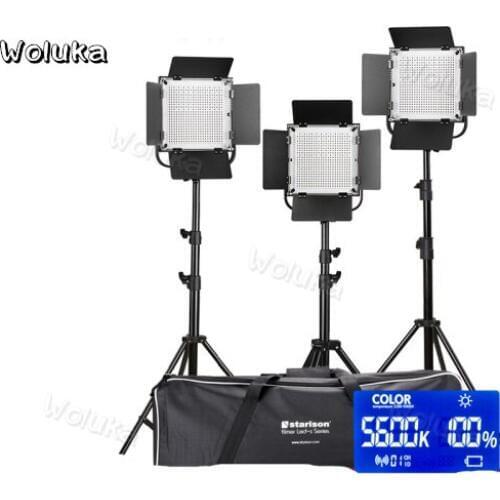 LED680s Continuous Lighting Kit photographic lamp Studio Micro-film lighting interview camera Chang Lighting set CD50 T01