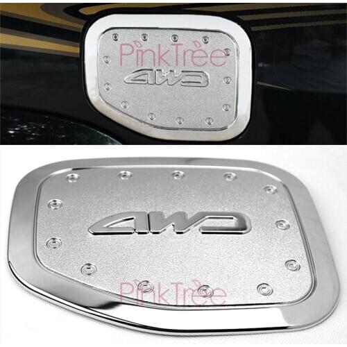 For Toyota Land Cruiser 120 Prado FJ120 2003 2004 2005 2006 2007 2008 2009 Chrome Fuel Tank Cover Car-styling Tuning Accessory