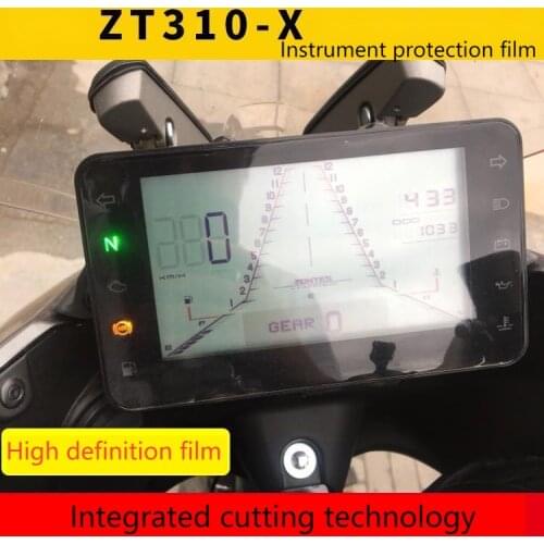 Motorcycle Travel Version Tft Meter High Definition Film Tpu Soft Explosion Proof for Zontes Zt310-x-t-r Adv