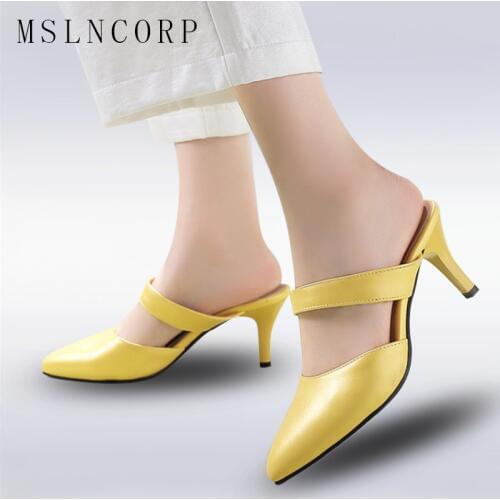 MSLNCORP Women's Ballet Flats With Heels