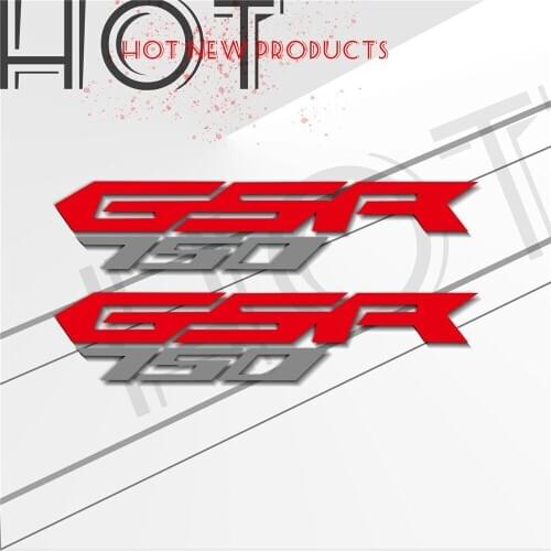 New motorcycle bicycle fuel tank sticker wheel helmet MOTO waterproof reflective logo for Suzuki gsr750 gsr 750 GSR 750