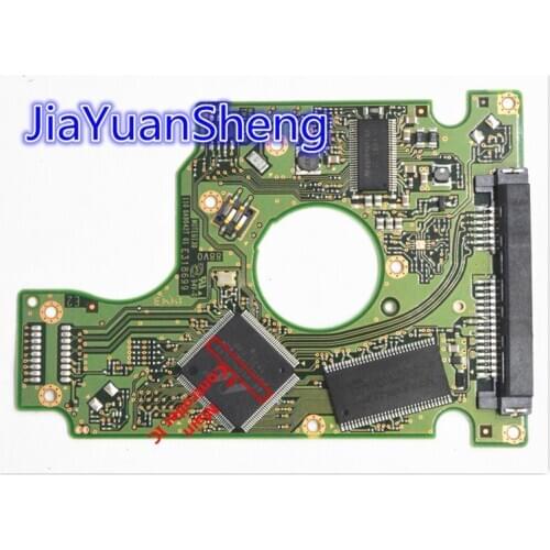 Hitachi notebook hard drive circuit board number 220 0A90427 01 , 110 0A90427 01 / STICKERS: 0J34897 , 0J43769