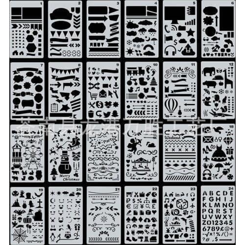 Snowman Number Letters For Walls Art Learning Cloud Stamp Album Decor Craft Embossing Paper Cards Lovely Stencil Ruler