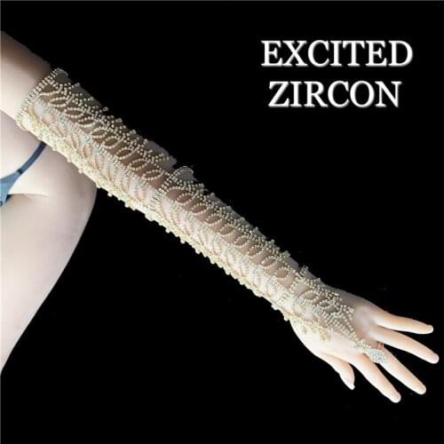 EXCITED ZIRCON woman sexy delicate long bracelet fashion luxury rhinestone romantic jewelry bracelet Christmas gift