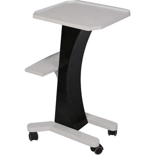 Beauty machine trolley stand desk for sale with 4 wheel