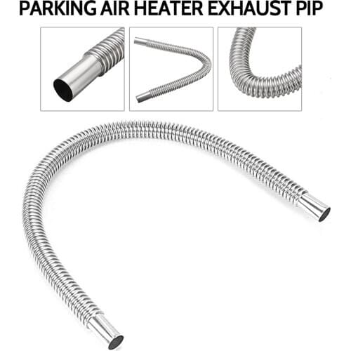 Stainless Steel Car Exhaust Pipe 60-120cm Gas Vent Hose Diesel Heater Exhaust Muffler Pipe For parking air diesel heater