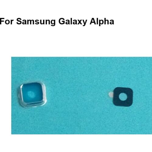 High Quality For Samsung Galaxy Alpha G850 G8508S G8509V Rear Back Camera Glass Lens +Camera Cover Circle Housing Parts
