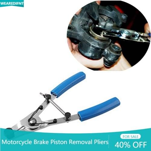 WEAREDIFNT Universal Motorcycle Brake Piston Removal Pliers Carbon Steel Motorbike Maintenance Tools