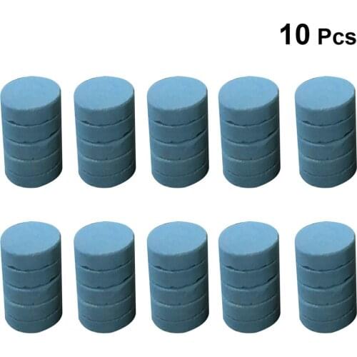 10Pcs Creative Colorful Smoke Pills Portable Smoke Cake Smoke Effect Show Round Bomb Stage Photography Props Aid (Blue)