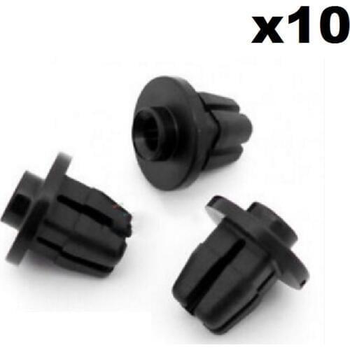 10x Screw Grommets- Fit For some Toyota Bumper, Wing, Mudguard & Spoiler- 9x9mm hole