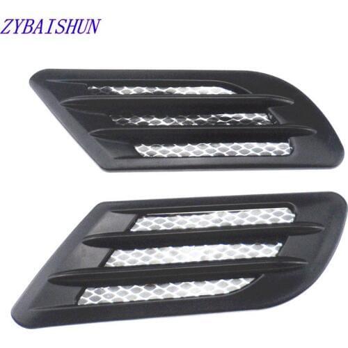 2PCS of new simulation fake air outlet shark gills car styling mold decoration tuyere for Mitsubishi ASX/Outlander/Lancer